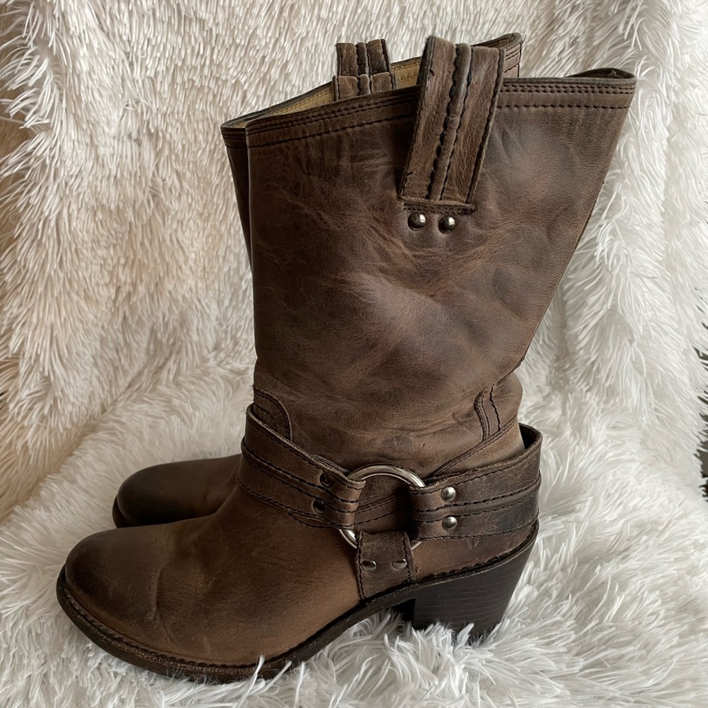Frye Leather Western Boots Size 7.5